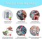 Halloween Diamond Painting Kit for Adults – 5D Full Round Clown Design, Large Dots DIY Diamond Art for Beginners, 27.5” x 15”, Home Wall Decor